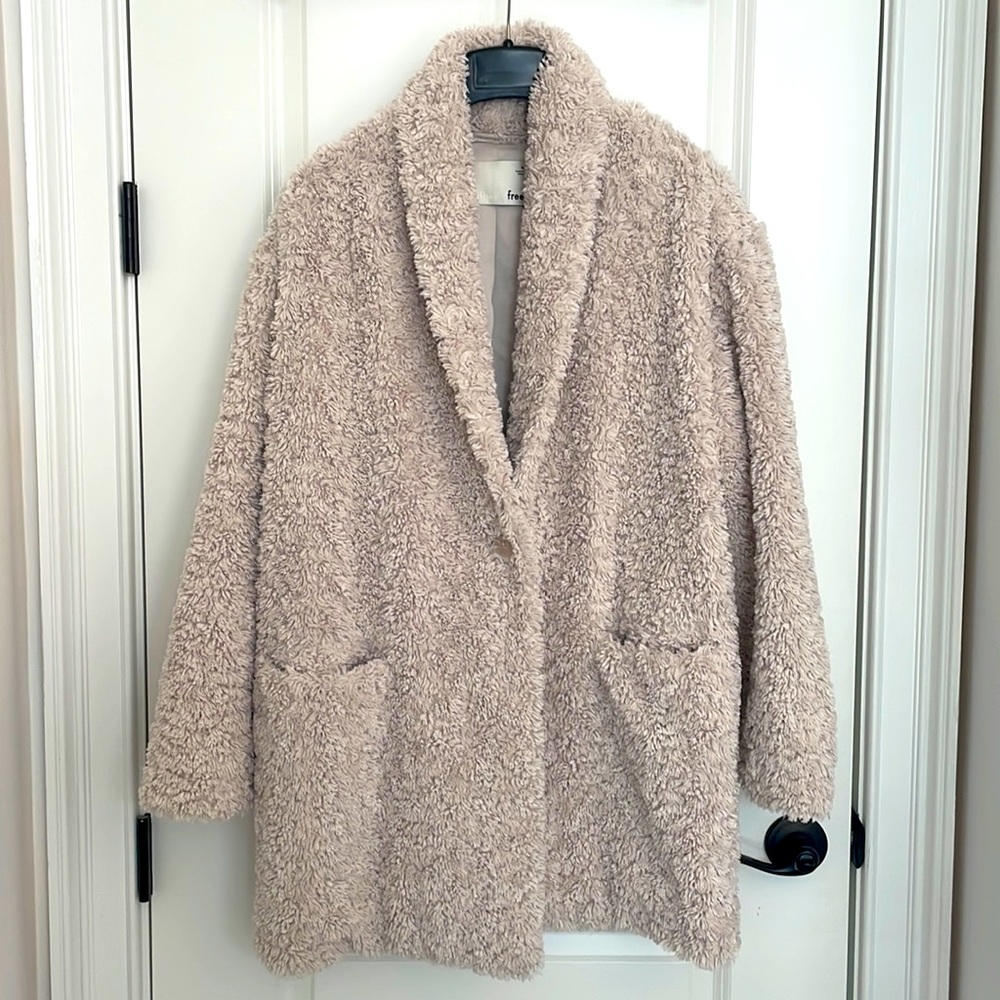 Teddy Cocoon Jacket